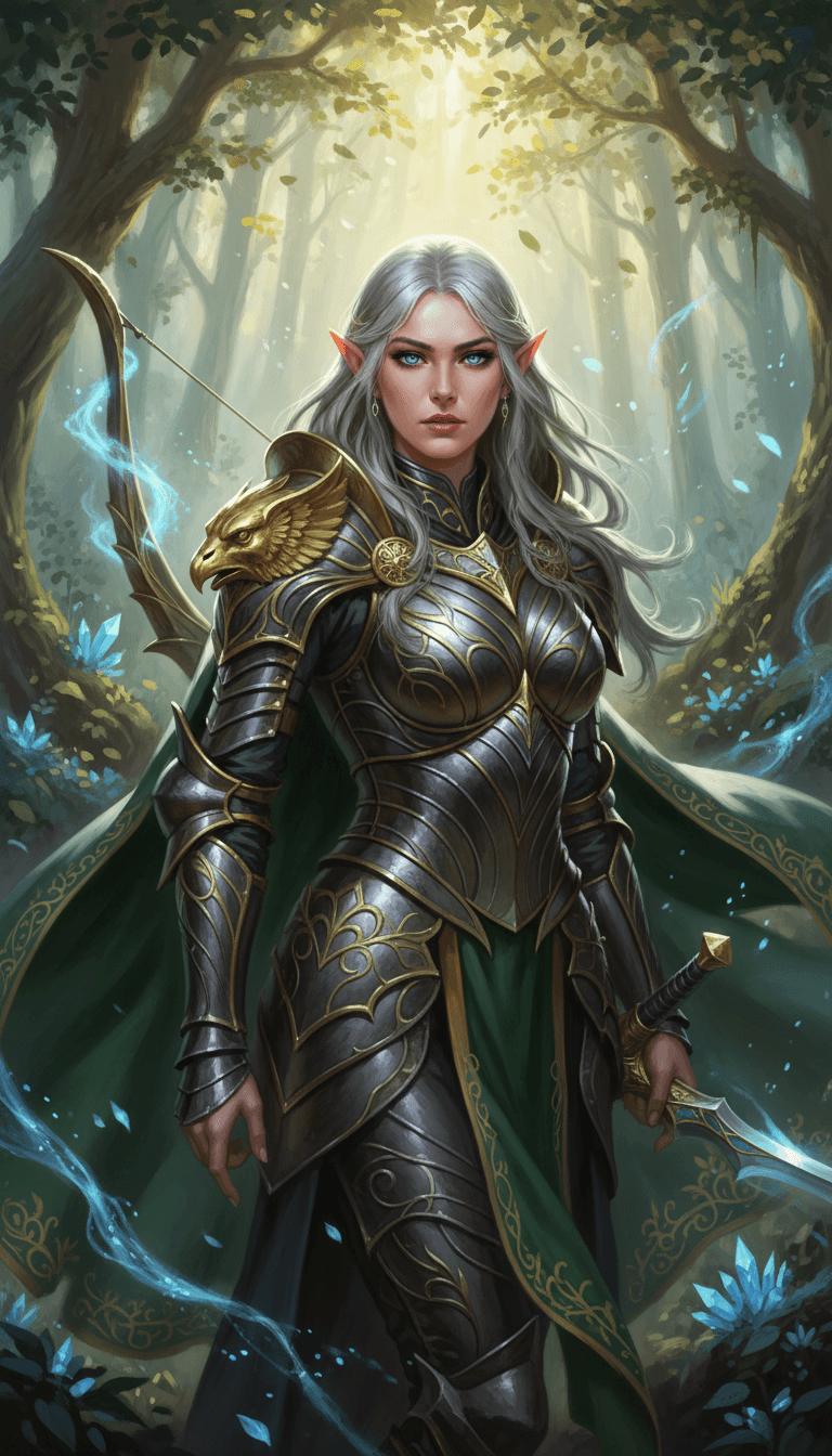 Fantasy Portrait - Fantasy style AI art prompt example for portrait - portrait, fantasy
